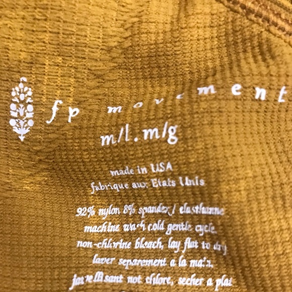 New free People movement workout crop top M/L - Picture 7 of 7